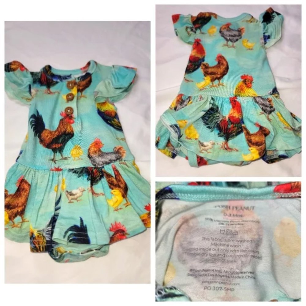 POSH PEANUT BUNDLE OF 4 ONE PIECE OUTFITS - Picture 2 of 5